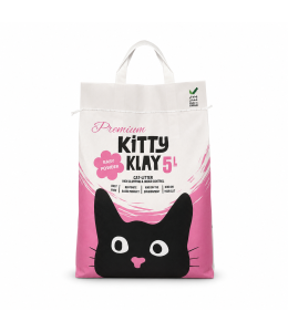 Kitty Klay Bentonite Clumping Cat Litter - Baby Powder 5L