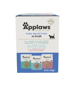 Applaws Fish Multipack Adult Wet Cat Food Pouch 12 x 70g
