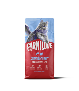 Carnilove Active Salmon & Turkey for Adult Large Breeds Dry Cat Food 6kg