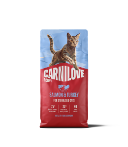 Carnilove Active Salmon & Turkey for Sterilised Adult All Breeds Dry Cat Food 6kg