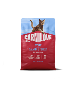 Carnilove Active Salmon & Turkey for Adult All Breeds Dry Cat Food 2kg