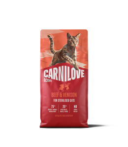 Carnilove Active Beef & Venison for Sterilised Adult All Breeds Dry Cat Food 6kg
