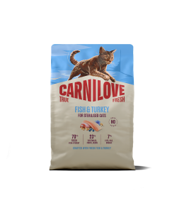 Carnilove True Fresh Fish & Turkey for Sterilised Adult All Breeds Dry Cat Food 2kg
