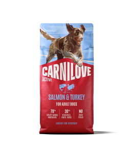 Carnilove Active Salmon & Turkey for Adult All Breeds Dry Dog Food 12kg
