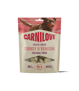 Carnilove Freeze-Dried Raw Snacks Venison & Turkey 60g