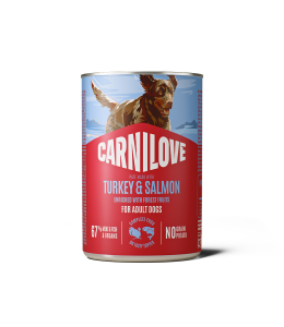 Carnilove Salmon & Turkey for Adult Dogs (Wet Food Cans) 400g