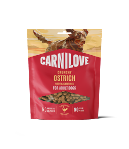 Carnilove Ostrich with Blackberries Crunchy Snack for Dogs 200g