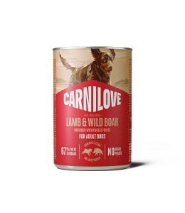 Carnilove Lamb & Wild Boar for Adult Dogs (Wet Food Cans) 400g