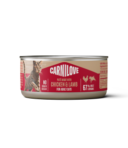 Carnilove Chicken & Lamb for Adult Cats (Wet Food Cans) 100g
