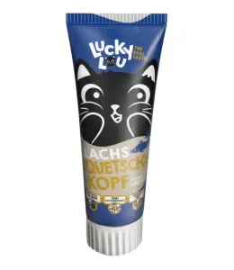 Lucky Lou Quetschkopf Salmon Lickable Cat Treat (75 g)