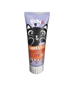 Lucky Lou Quetschkopf Cheesy Lickable Cat Treat (75 g)
