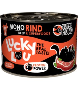 Lucky Lou SuperMono Beef Wet Cat Food (200 g)