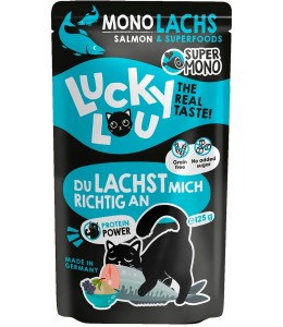 Lucky Lou SuperMono Salmon Wet Cat Food (125 g)