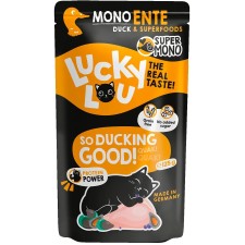 Lucky Lou SuperMono Duck Wet Cat Food (125 g)