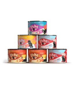 Lucky Lou Lifestage Adult Tasty-Mix Wet Cat Food (6 x 200 g)