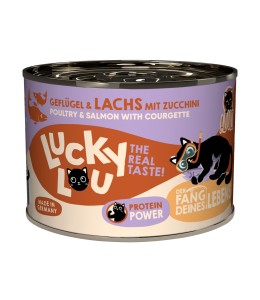 Lucky Lou Lifestage Adult Poultry & Salmon Wet Cat Food (200 g)