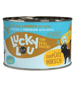 Lucky Lou Lifestage Adult Poultry & Venison Wet Cat Food (200 g)