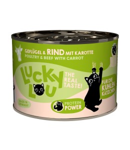 Lucky Lou Lifestage Kitten Poultry & Beef Wet Cat Food (200 g)