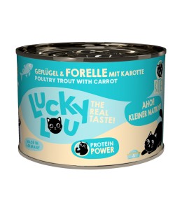 Lucky Lou Lifestage Kitten Poultry & Trout Wet Cat Food (200 g)