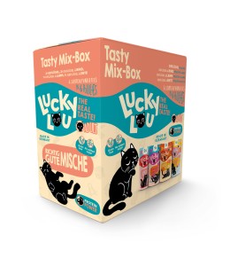 Lucky Lou Lifestage Adult Tasty-Mix Wet Cat Food (6 x 125 g)