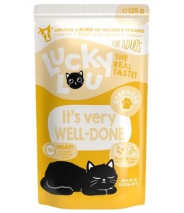 Lucky Lou Lifestage Sterilized Poultry & Beef Wet Cat Food (125 g)