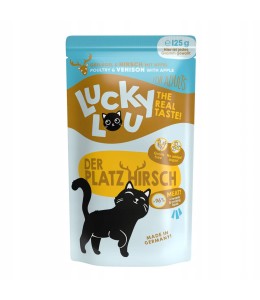 Lucky Lou Lifestage Adult Poultry & Venison Wet Cat Food (125 g)