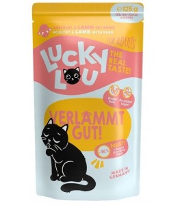 Lucky Lou Lifestage Adult Poultry & Lamb Wet Cat Food (125 g)