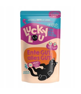 Lucky Lou Lifestage Adult Poultry & Duck Wet Cat Food (125 g)