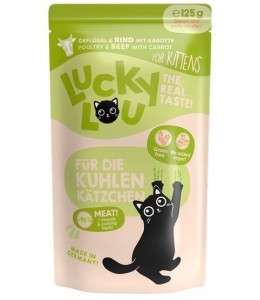 Lucky Lou Lifestage Kitten Poultry & Beef Wet Cat Food (125 g)