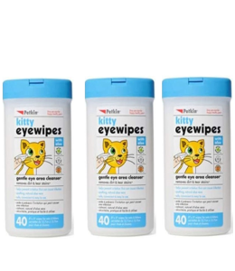 Petkin Kitty Eye Wipes 40ct
