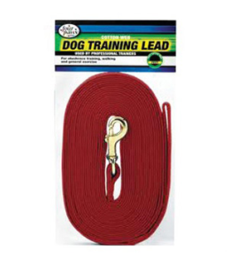 Four Paws Cotton Web Lead Red 6 and