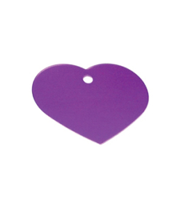 Imarc Pet Tag Heart Large Purple