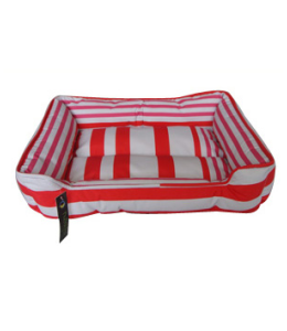 Nutrapet Cat Bed Barcode Red Stripe 52*42*10