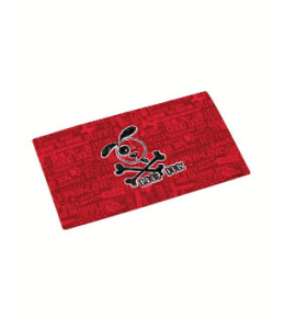 Dry Mate Pet Place Mate Dogs GOOD DOG CROSS BONES - RED 16 X 28 Inches