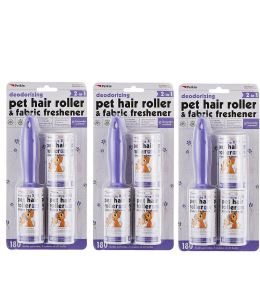 Petkin Pet hair roller fabric Freshner Lavender 180 ct