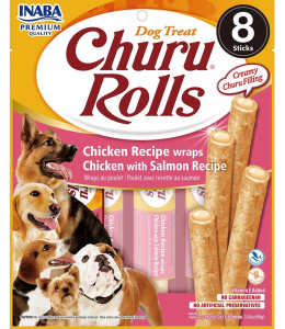 Inaba Churu Chicken Recipe Wraps Chicken With Salmon Recipe 96g/8 Packs Per Pack