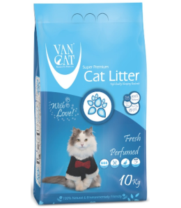 Van Cat White Bentonite Clumping Cat Litter Fresh 10Kg