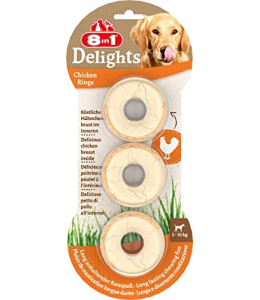 8in1 Delights Meaty Chewy Rings
