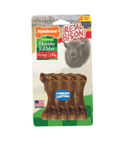 Nylabone Healthy Edibles Wild Bison Small 4 count