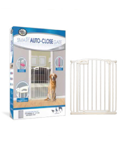 Four Paws Auto Closing Gate, Extra Tall 30-34 andW x 39.25 and H