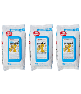 FEW LEFT: Petkin PetWipes Mega Value-Pak 125ct