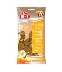 8in1 Minis Moist Turkey Pumpkin 100g