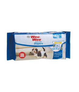 Four Paws Wee-Wee Disposable Diapers, 12 Pack X-Small