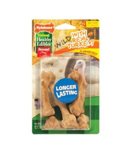 Nylabone Healthy Edibles Wild Turkey 4 count Small