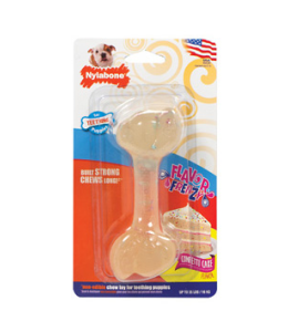 Nylabone Flavor Frenzy Puppy Chew Bone - Confetti Cake Flavor Wolf