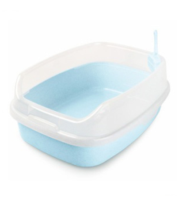 Nutrapet Cat Toilet XL Deodorized Cat Litter Box Blue 62*46*23 cm