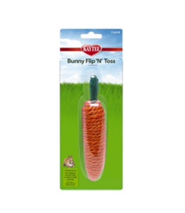Kaytee Bunny Flip-N-Toss Toy Carrot 6 12mpk
