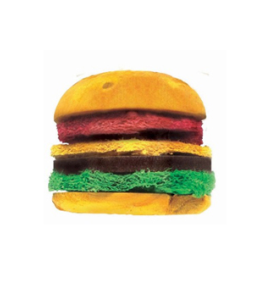 Kaytee Super Pet Combo Toy Crispy And Wood Hamburger