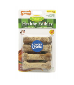 Nylabone Healthy Edibles Longer Lasting Chicken 8 count Blister Card Petite