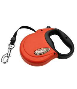 Coastal Power Walker Retractable Leash 12 and Red Large